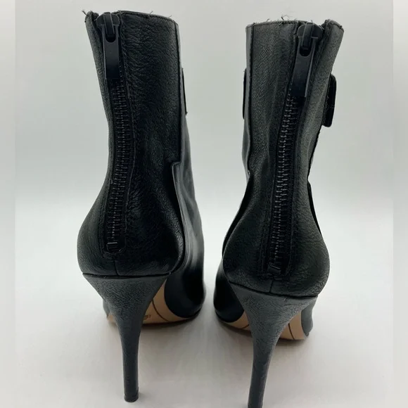 Pour La Victoire Lace Up Heeled Booties Size 8 - Picture 5 of 13